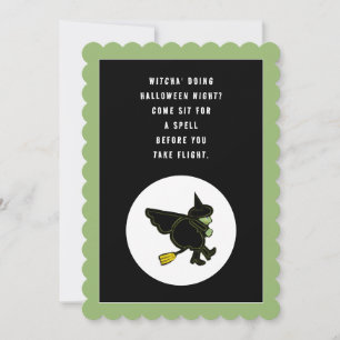 Invitation à une fête d'Halloween
