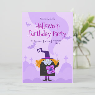 Invitation à une fête d'Halloween, Anniversaire Ha