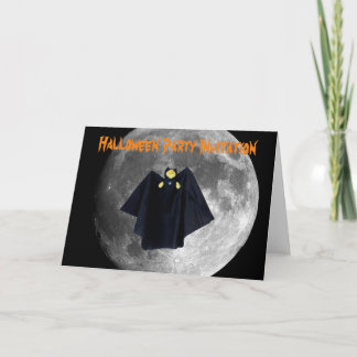 Invitation à une fête d'Halloween. Carte