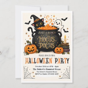 Invitation à une fête d'Halloween effrayante Trick