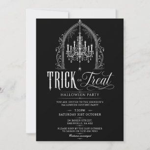 Invitation à une fête d'Halloween - invitation élé