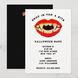 Invitation à une fête d'Halloween pour adultes