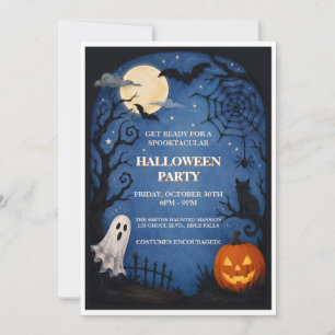 Invitation à une fête d'Halloween pour enfants