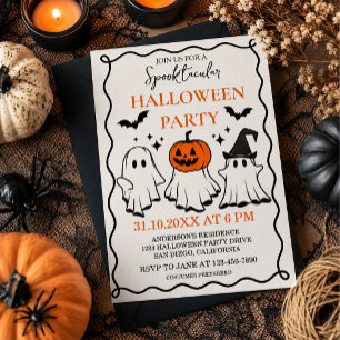 Invitation à une fête d'Halloween spectaculaire
