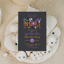 Invitation à une fête d'Halloween Spooktacular