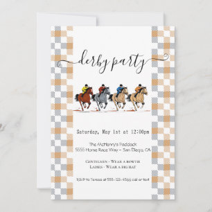 Invitation à une fête pour le Derby du Kentucky Co