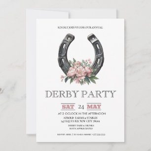 Invitation à une fête pour le Derby du Kentucky Fe