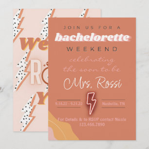 Invitation à une fête Rock & Roll Bach