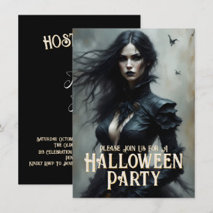 Invitation à une Nuit de Halloween Gothique de Mys