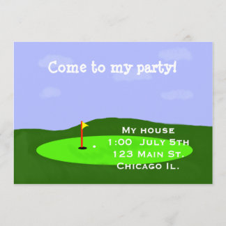 Invitation à une partie de golf