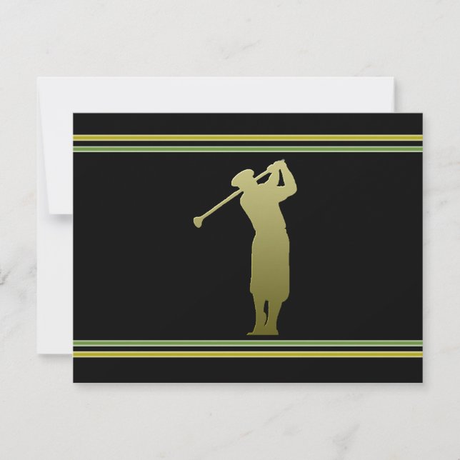 Invitation à une partie de golf (Devant)