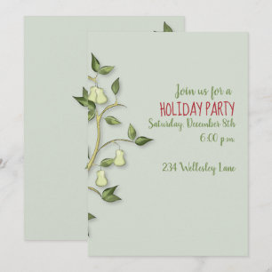 Invitation à une perdrix dans un arbre à poires