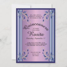 Invitation à une Quinceanera