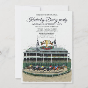 Invitation à une soirée au derby du Kentucky Churc