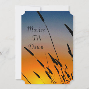 Invitation à une soirée cinéma et jeux