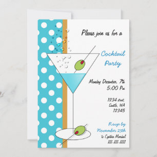 Invitation à une soirée cocktail