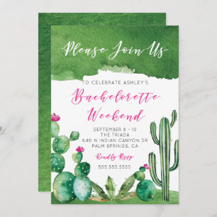 Invitation à une soirée de bachelorette - Palm Spr