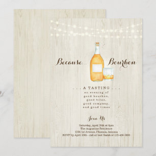 Invitation à une soirée de dégustation de Bourbon