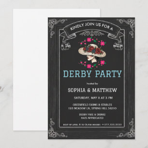 Invitation à une soirée de Derby de style sudiste