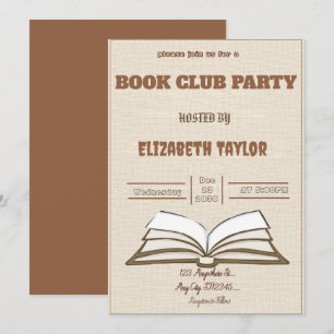 Invitation à une soirée de lecture conviviale du c