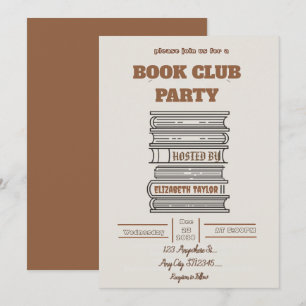 Invitation à une soirée de lecture conviviale du c