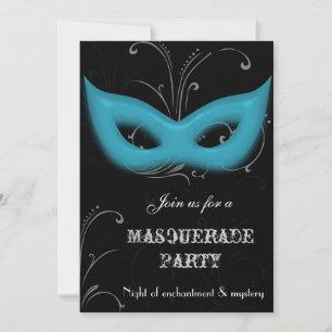 Invitation à une soirée de masquerade fantastique