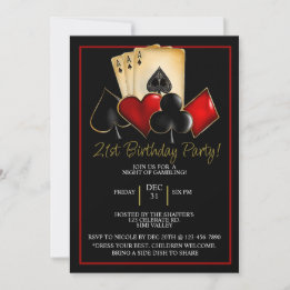 Invitation à une soirée de poker au Casino