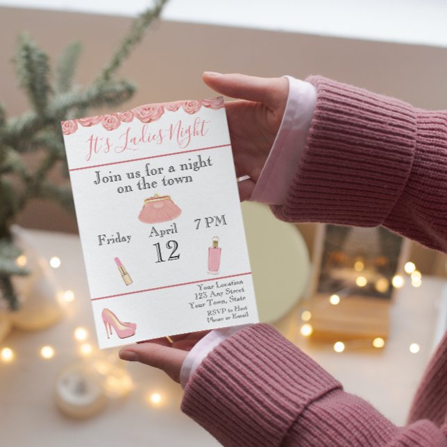 Invitation à une soirée entre filles ou enterremen (Créateur téléchargé)