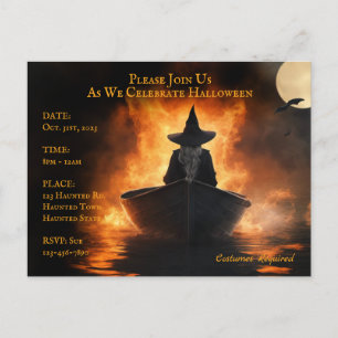 Invitation à une soirée Halloween