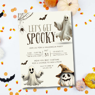 Invitation à une soirée Halloween, Déguisement de 