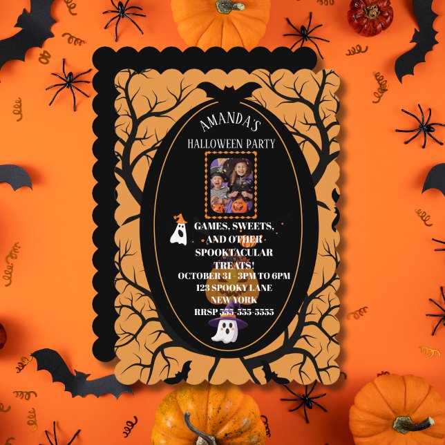 Invitation à une soirée photo pour Halloween (Créateur téléchargé)