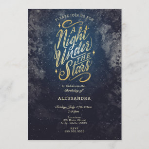 Invitation à une soirée sous les étoiles