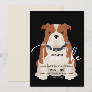 Invitation à une sortie Bulldog
