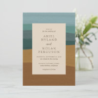 Abstrait Coastal Chic Mariage moderne