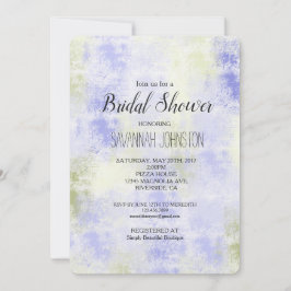 Invitation Abstrait d'olive violette