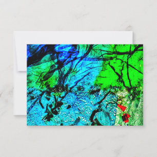 Invitation abstraite de couleur bleu foncé, Dans l