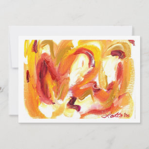 Invitation Abstraite de peinture Mini
