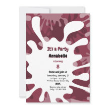 Abstraite peinture plaque rouge Art Anniversaire