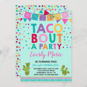 Invitation Accès de taco d'invitation d'anniversaire de