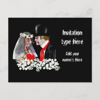 Invitation Accessoires de mariée et de marié de mariage de zo
