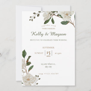 Invitation Accord de couleurs pastel mariage