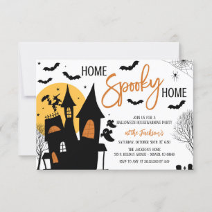 Invitation Accueil Éffrayant Accueil Halloween Fête du réchau