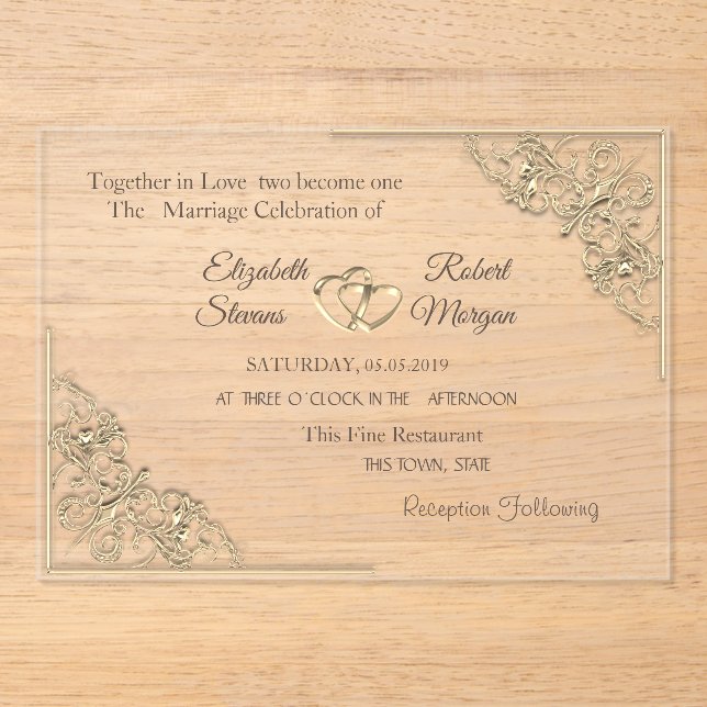 Invitation Acrylique (Recto)