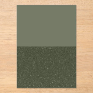 Invitation acrylique vert mousse à deux tons - per