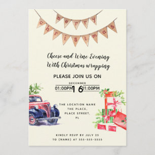 Invitation Activité de collecte de fonds pour le vin et le fr