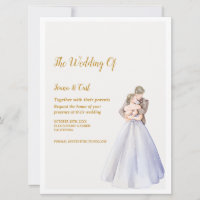 ADELLE Simple Dusk BLue Couple Mariage