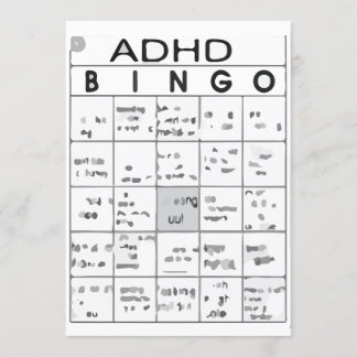 INVITATION ADHD FUNNY