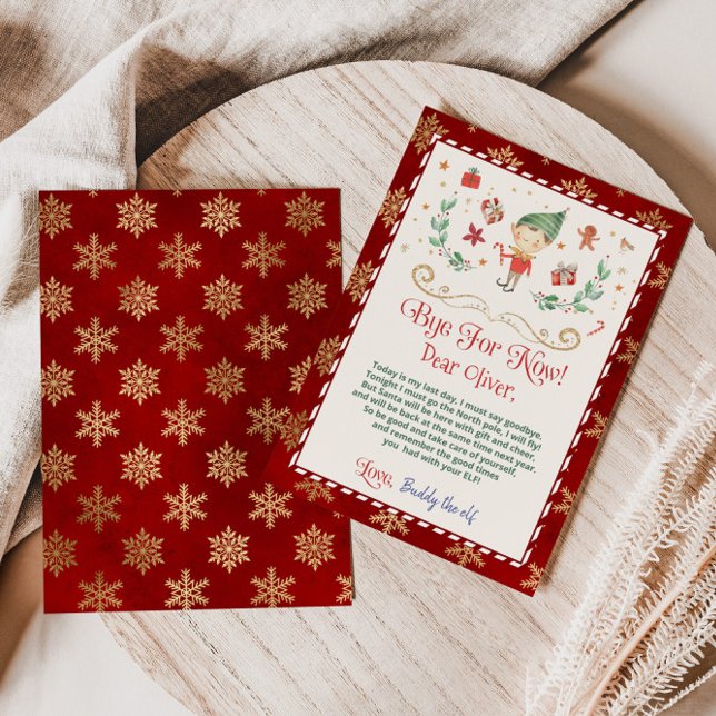 Invitation Adieu de votre lettre d'elfe (Créateur téléchargé)