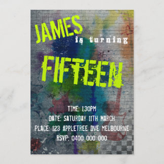 Invitation Ado Graffiti