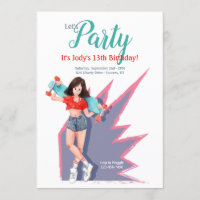 Adolescente avec skateboard